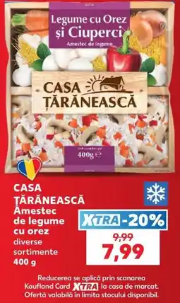 Kaufland Casa țărănească amestec de legume cu orez diverse sortimente Ofertă