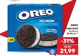 Kaufland Oreo ice cream sandwiches Ofertă