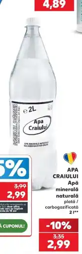Kaufland Apa Craiului Apa minerala naturala Ofertă