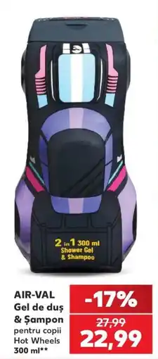 Kaufland Air-val gel de duș & șampon pentru copii hot wheels Ofertă