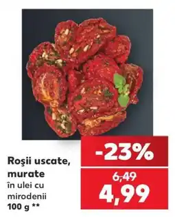 Kaufland Roșii uscate, murate în ulei cu mirodenii Ofertă