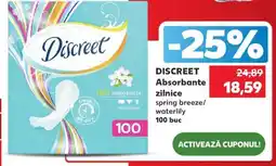 Kaufland Discreet absorbante zilnice Ofertă