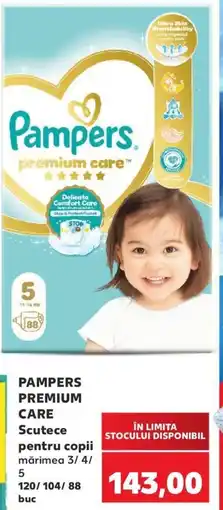 Kaufland Pampers premium care Scutece pentru copii Ofertă
