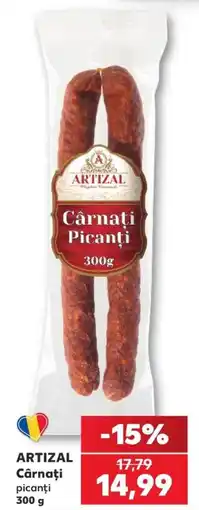 Kaufland Artizal Cârnați picanți Ofertă