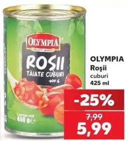 Kaufland Olympia roșii tăiate cuburi Ofertă