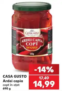 Kaufland Casa Gusto ardei capia copt în oțet Ofertă