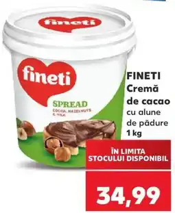 Kaufland Fineti cremă de cacao cu alune de pădure Ofertă