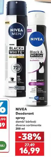 Kaufland Nivea deodorant spray Ofertă