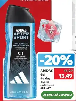 Kaufland Adidas gel de duș Ofertă