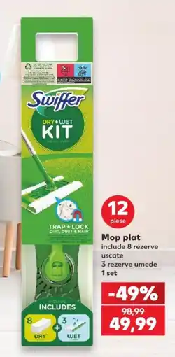 Kaufland Swiffer dry wet kit Ofertă