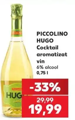 Kaufland Piccolino Hugo Cocktail aromatizat vin Ofertă