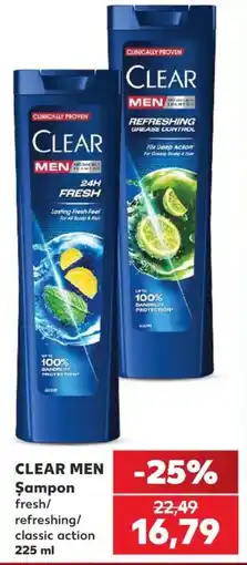 Kaufland Clear men sampon Ofertă