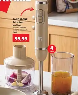 Kaufland Sandstone set mixer vertical Ofertă