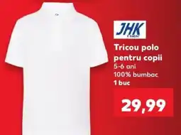 Kaufland Jhk tricou polo pentru copii Ofertă