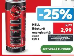 Kaufland Hell băutură energizantă clasic Ofertă
