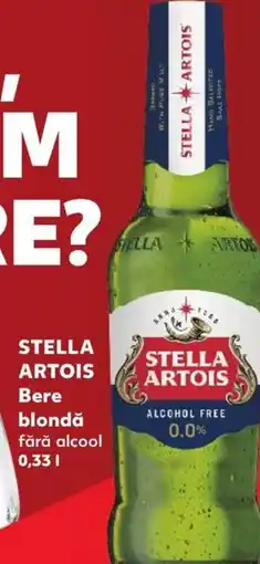 Kaufland Stella artois bere blondă fara alcool Ofertă