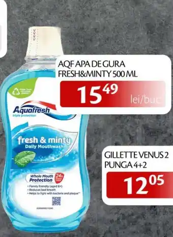 Aquafresh fresh & minty daily mouthwash