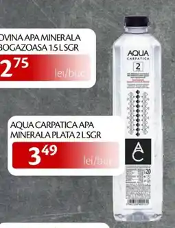 Unicarm Aqua Carpatica apa minerala plata Ofertă