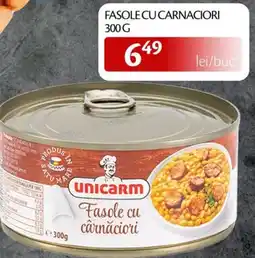 Unicarm Unicarm fasole cu carnaciori Ofertă