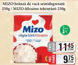 CBA Mizo brânză de vacă semidegresată Ofertă
