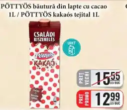 CBA Pöttysös băutură din lapte cu cacao Ofertă