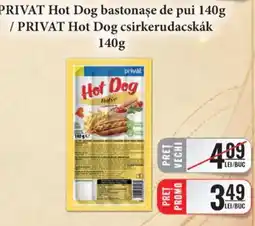 CBA Privat hot dog bastonașe de pui Ofertă