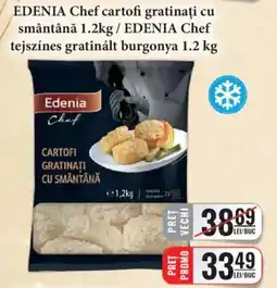 CBA Edenia Chef cartofi gratinați cu smântână Ofertă