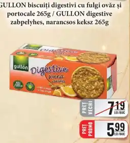 CBA gullon biscuiti digestivi cu fulgi ovaz si portocale Ofertă