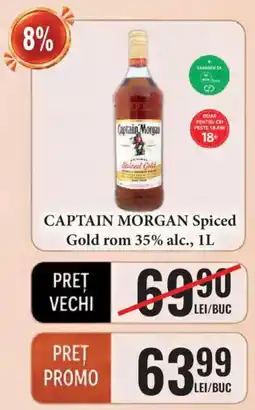 CBA Captain Morgan Spiced Gold Ofertă