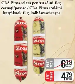 CBA Cba piros salam pentru caini Ofertă