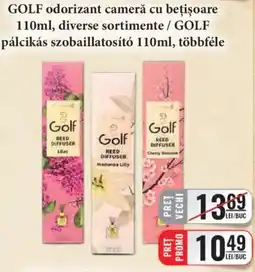 CBA Golf odorizant cameră cu bețișoare Ofertă
