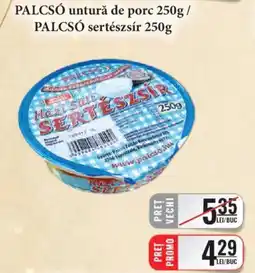 CBA Palcsó sertészsír Ofertă