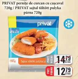 CBA Privat pernițe de curcan cu cașcaval Ofertă