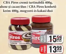 CBA Cba piros cremă tartinabilă alune și cacao/duo Ofertă