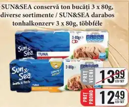 CBA Sun&Sea conservă ton bucăți Ofertă