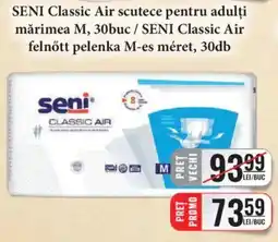 CBA seni classic air scutece pentru adulți Ofertă