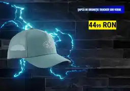 Decathlon Drumeție șapcă trucker 500 verde Ofertă