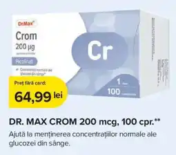 Dr.Max Dr. Max Crom 200 mcg Ofertă