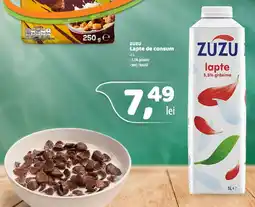 La Doi Pasi Zuzu lapte de consum Ofertă