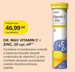 Dr.Max Dr. Max vitamin c + zinc Ofertă