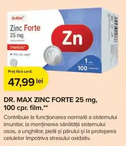 Dr.Max Dr.Max zinc forte Ofertă