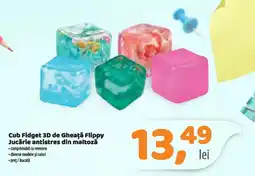 La Doi Pasi Flippy Cub Fidget 3D de Gheață Ofertă