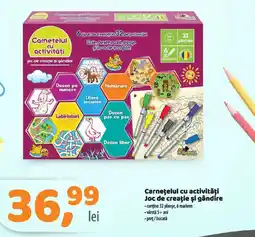 La Doi Pasi Marketele carnetel cu activitati joc de creatie si gandire Ofertă