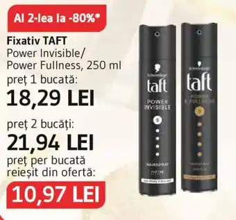 Taft fixativ power invisible