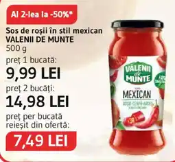 Supeco Valenii de Munte sos mexican Ofertă
