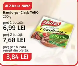 Supeco Yano hamburger classic Ofertă