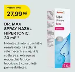 Dr.Max Dr. Max spray nazal hipertonice Ofertă