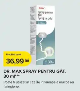 Dr.Max Dr. Max spray pentru gât Ofertă