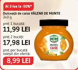 Supeco Vălenii de Munte dulceată de caise Ofertă
