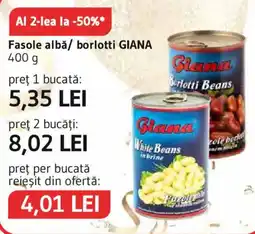 Supeco Giana fasole albă Ofertă